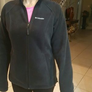 Front zippered fleece jacket